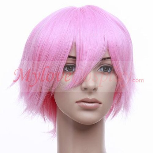 Cosplay Wigs 20%-off Pastel Pink Short Wigs COS-188-B