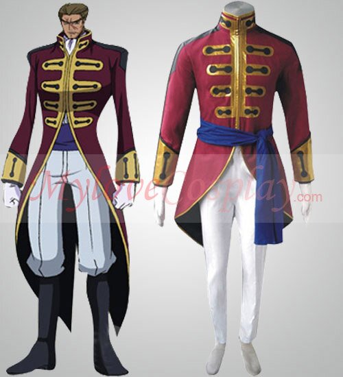 Code Geass Lelouch of the Rebellion Cosplay Britannia Costume
