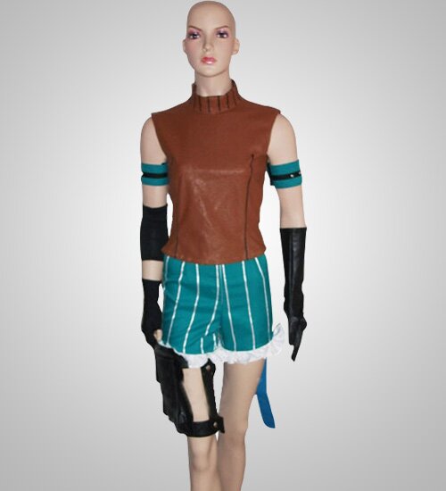Final Fantasy X Rikku Cosplay Costume For