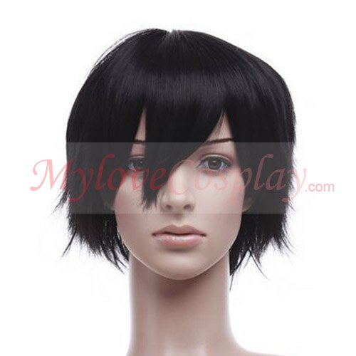 Black Cosplay Wigs Short Wigs 20% OFF New Year Greeting COS-188-